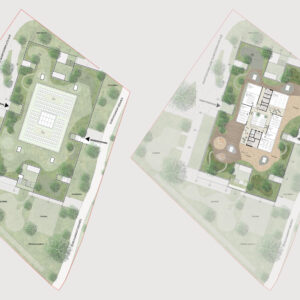 Neue Mittelschule – Roof Plan and Top View | © THA 2020 / JOSEF JAKOB Architektur ZT GmbH